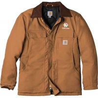 20-CTC003, Small, Carhartt Brown, Right Sleeve, None, Left Chest, Your Logo + Gear.